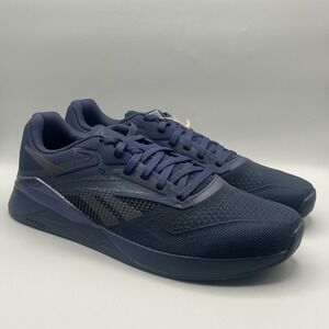 Reebok Nano X4 CrossFit Training Fitness Navy Gym Shoes - Men's Size 12 NEW